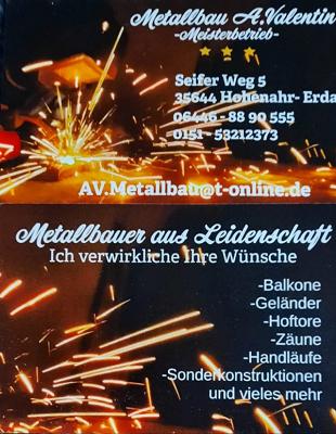 Metallbau -Meisterbetrieb- A.Valentin