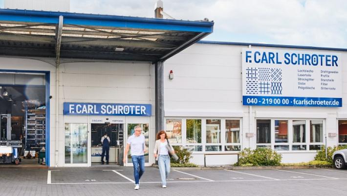 F. CARL SCHRÖTER GmbH & Co.KG Drahtgewebe Lochbleche Siebe Streckgitter Prägebleche Gitter