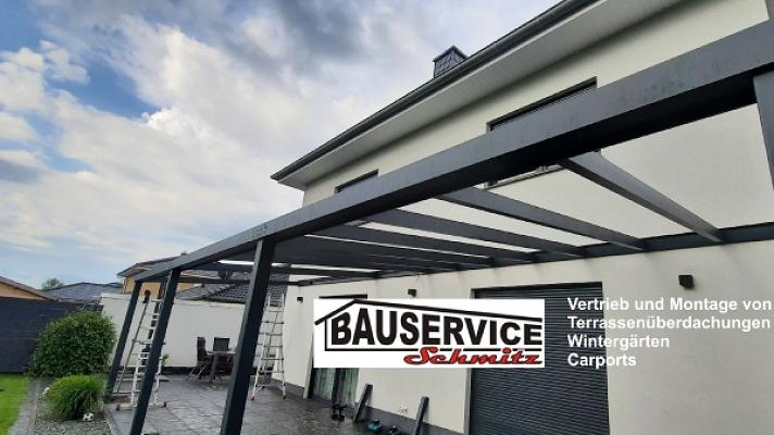 Bauservice Michael Schmitz - Terrassenüberdachungen - Wintergarten - Carports - Beschattungen - Metallbau