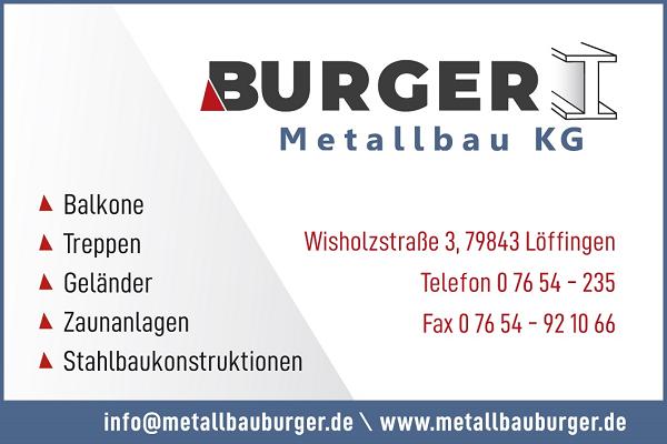 Metallbau Burger KG